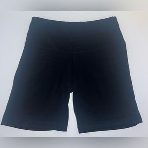 |One Step Ahead Black Stretch Bike Shorts|